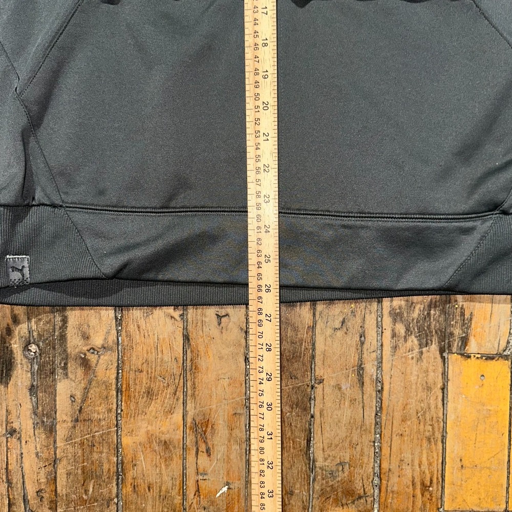 PUMA Act Hero Shield FZ Hoodie Men's Large Gray Athletic Long Sleeve Drawstring - Picture 8 of 11